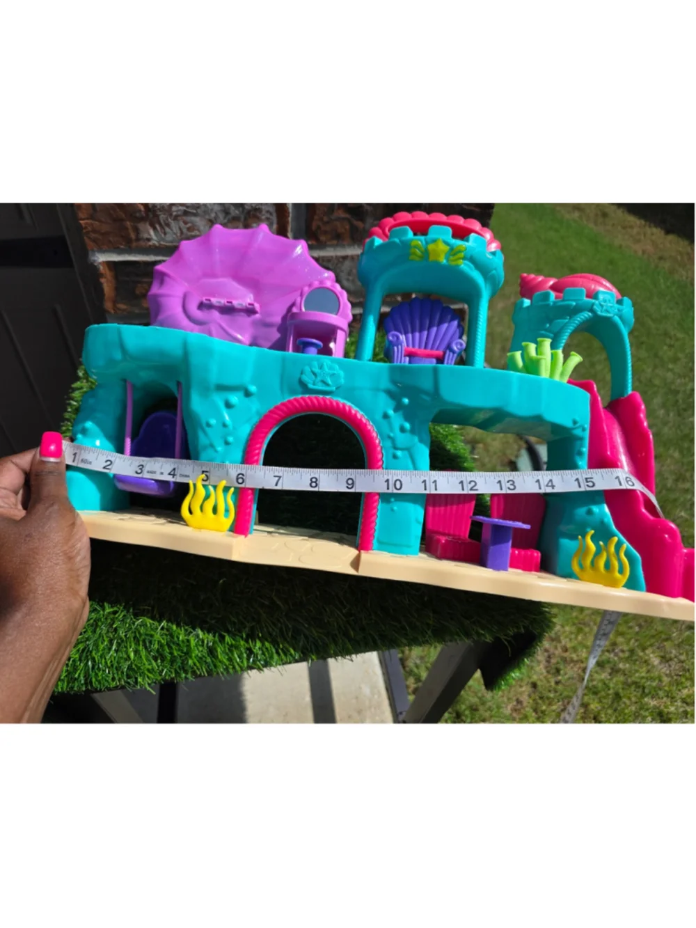 Kid Connection Girls Mermaid Castle Playset One Size Blue Pink